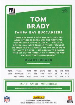 2020 Donruss #230 Tom Brady PSA 9