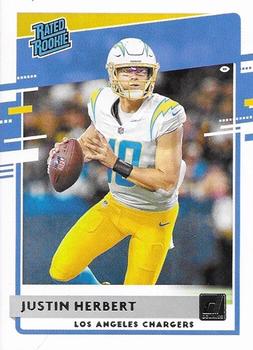 2020 Donruss #303 Justin Herbert PSA 9