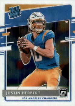 2020 Donruss Optic #153 Justin Herbert PSA 9