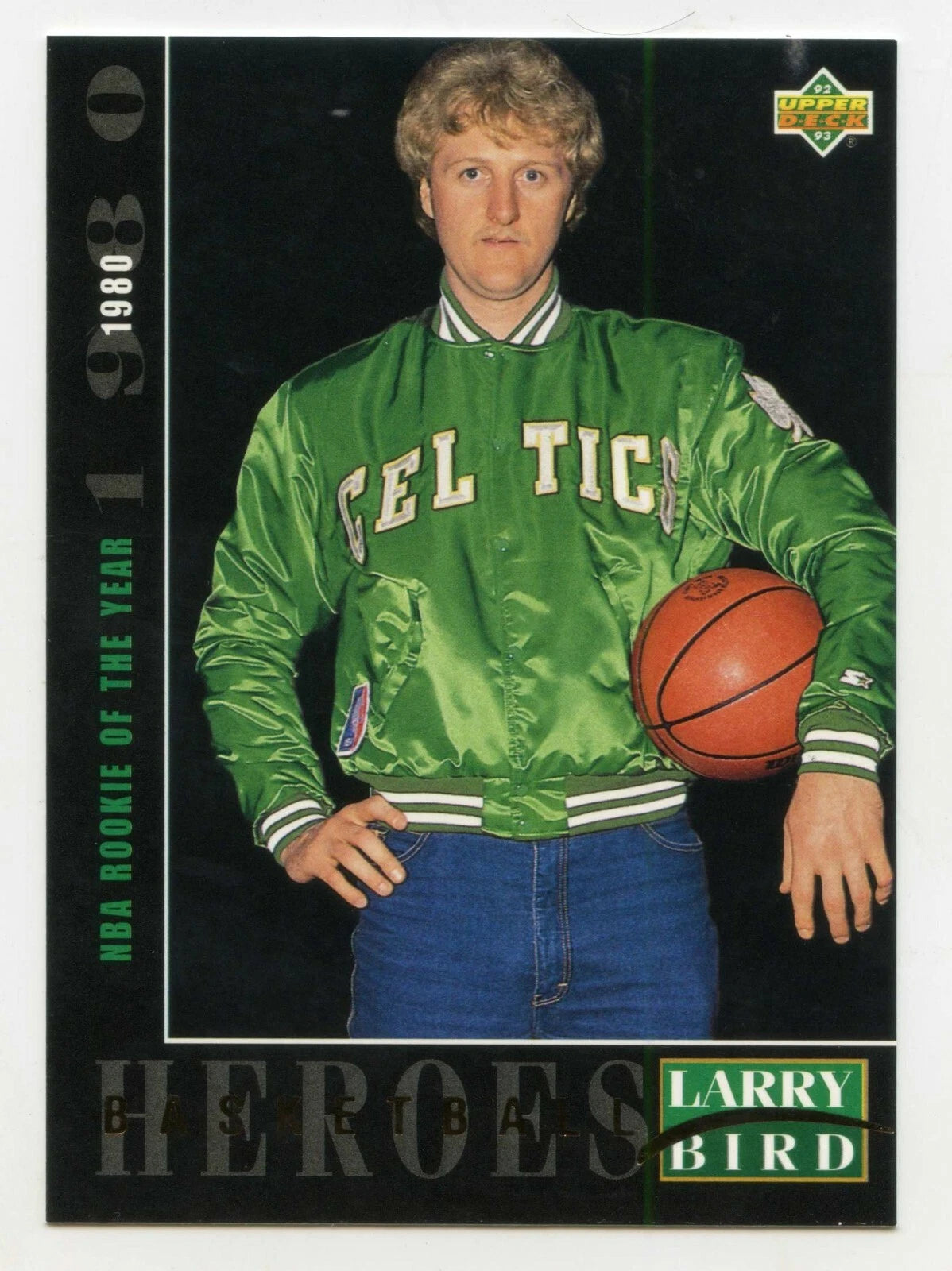 1992 Upper Deck Heroes Larry Bird 20 Larry Bird NBA Rookie of the Year
