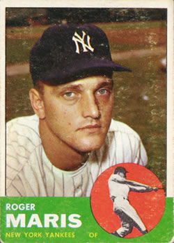 1963 Topps #120 Roger Maris PSA 5
