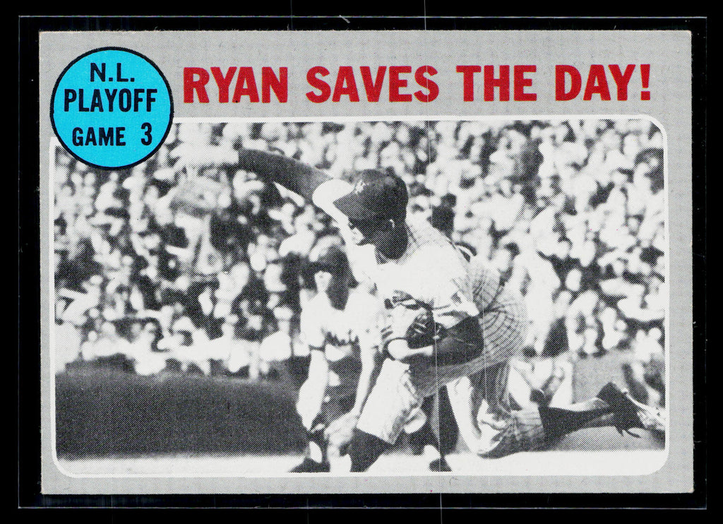 1970 Topps #197 N.L Playoff Game 3 - Ryan Saves the Day!