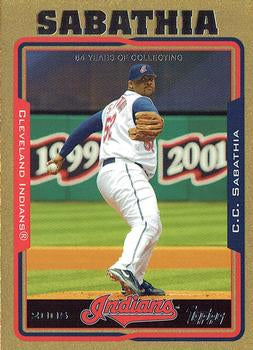 2005 Topps #441 C.C. Sabathia Gold PSA 10 #/2005