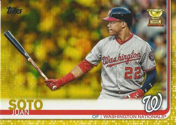 2019 Topps #213 Juan Soto Yellow PSA 8