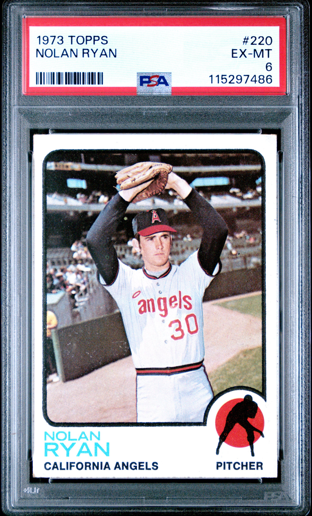 1973 Topps #220 Nolan Ryan PSA 6