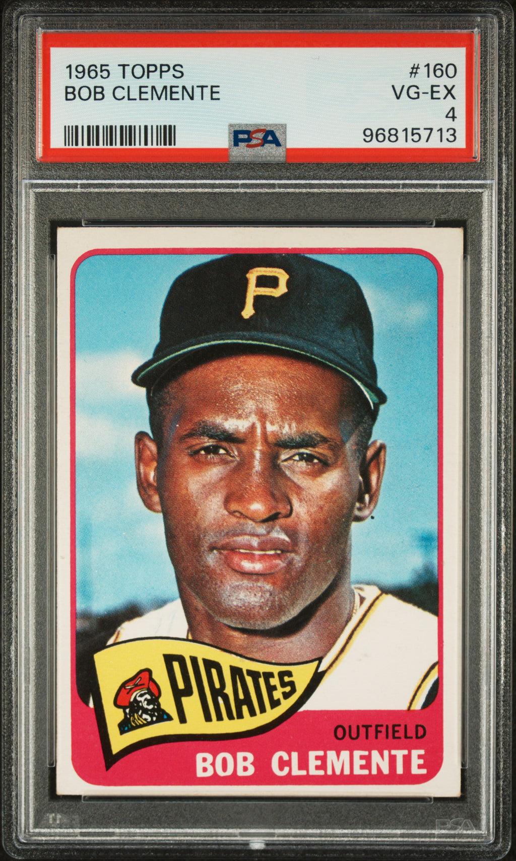 1965 Topps #160 Bob Clemente PSA 4