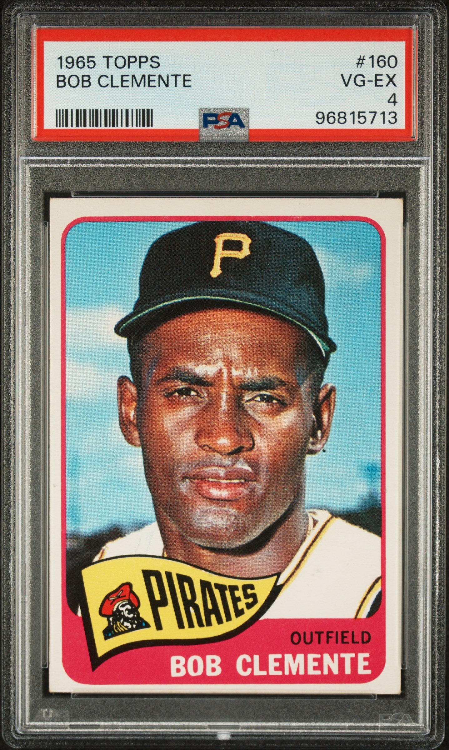 1965 Topps #160 Bob Clemente PSA 4