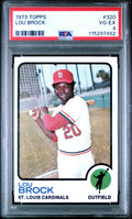 1973 Topps #320 Lou Brock PSA 4
