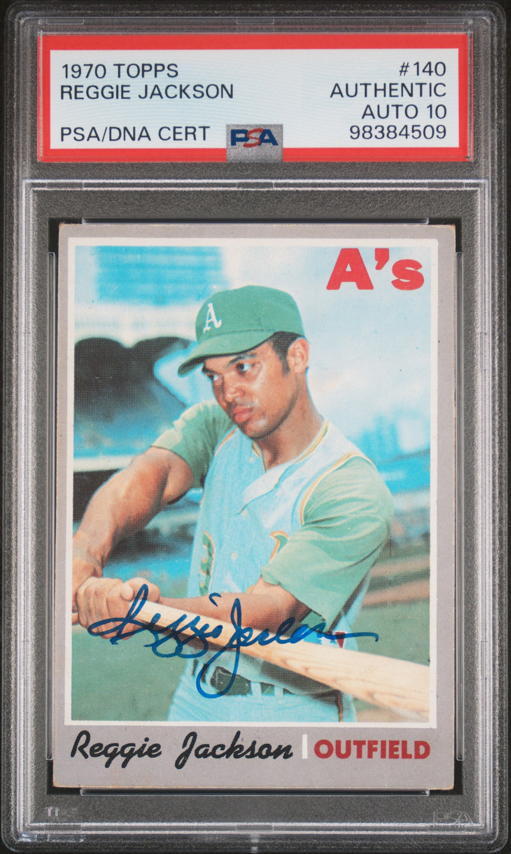 1970 Topps #140 Reggie Jackson PSA 1