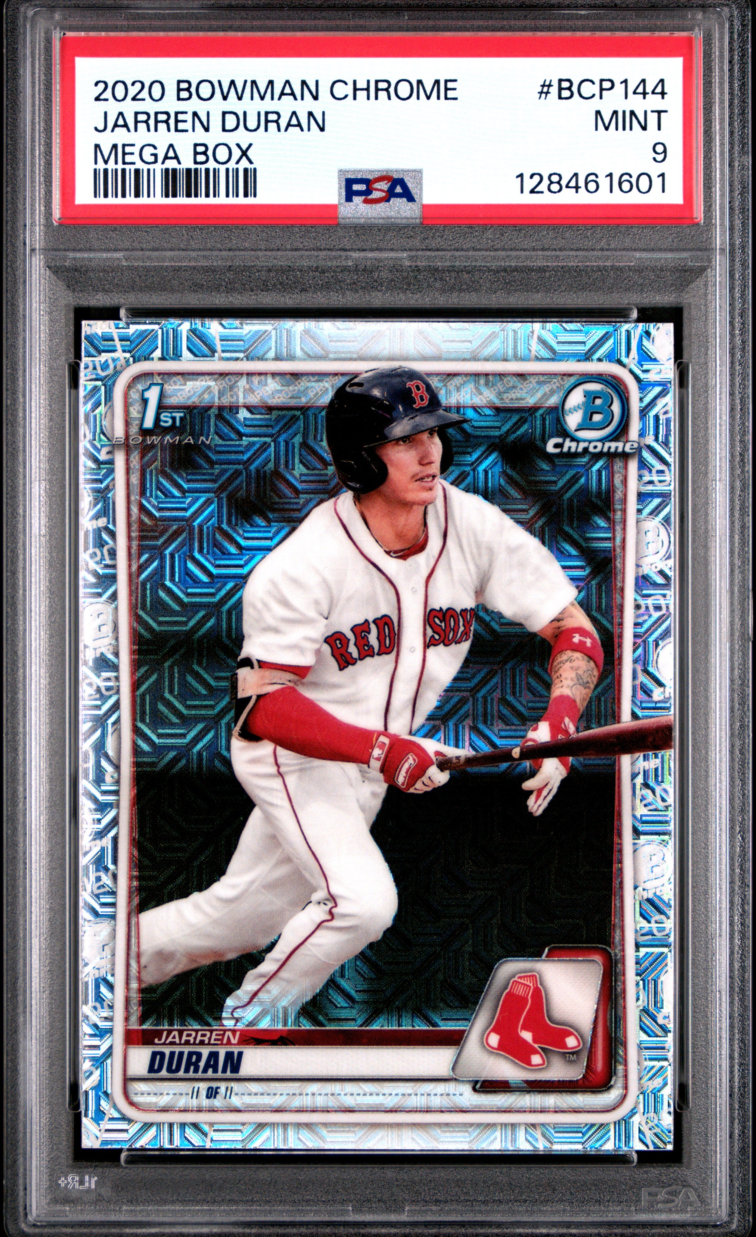 2020 Bowman Chrome Mega Box #BCP144 Jarren Duran Mega Box PSA 9