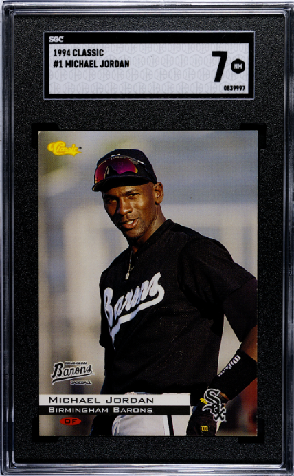 1994 Classic #1 Michael Jordan SGC 7