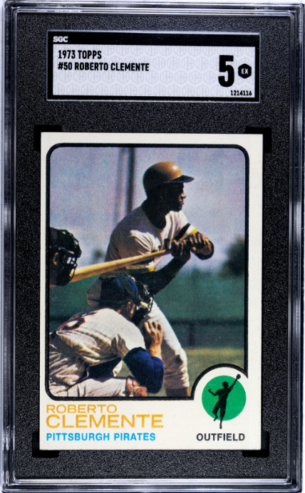 1973 Topps #50 Roberto Clemente SGC 5