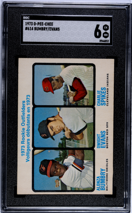 1973 O-Pee-Chee #614 Bumbry/Evans SGC 6