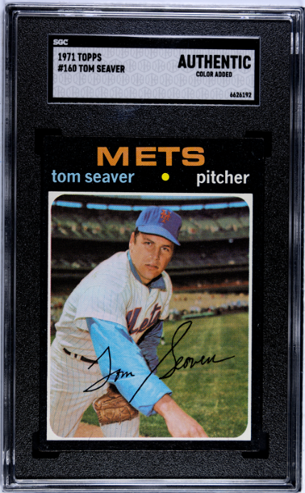 1971 Topps #160 Tom Seaver SGC A