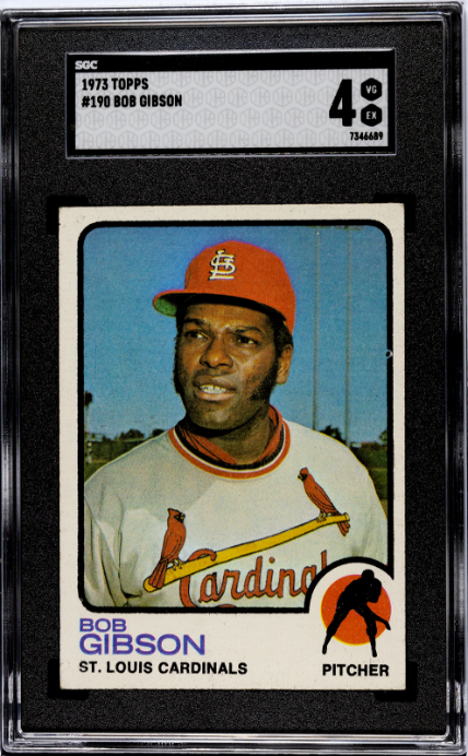 1973 Topps #190 Bob Gibson SGC 4