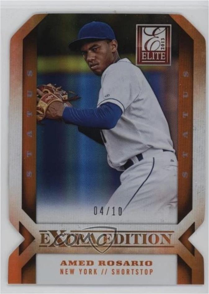 2013 Panini Elite Extra #59 Amed Rosario Signature Status Orange BGS 9.5 #/10