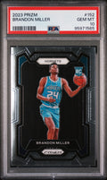 2023 Panini Prizm #152 Brandon Miller PSA 10
