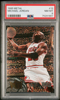 1995 Metal #13 Michael Jordan PSA 8
