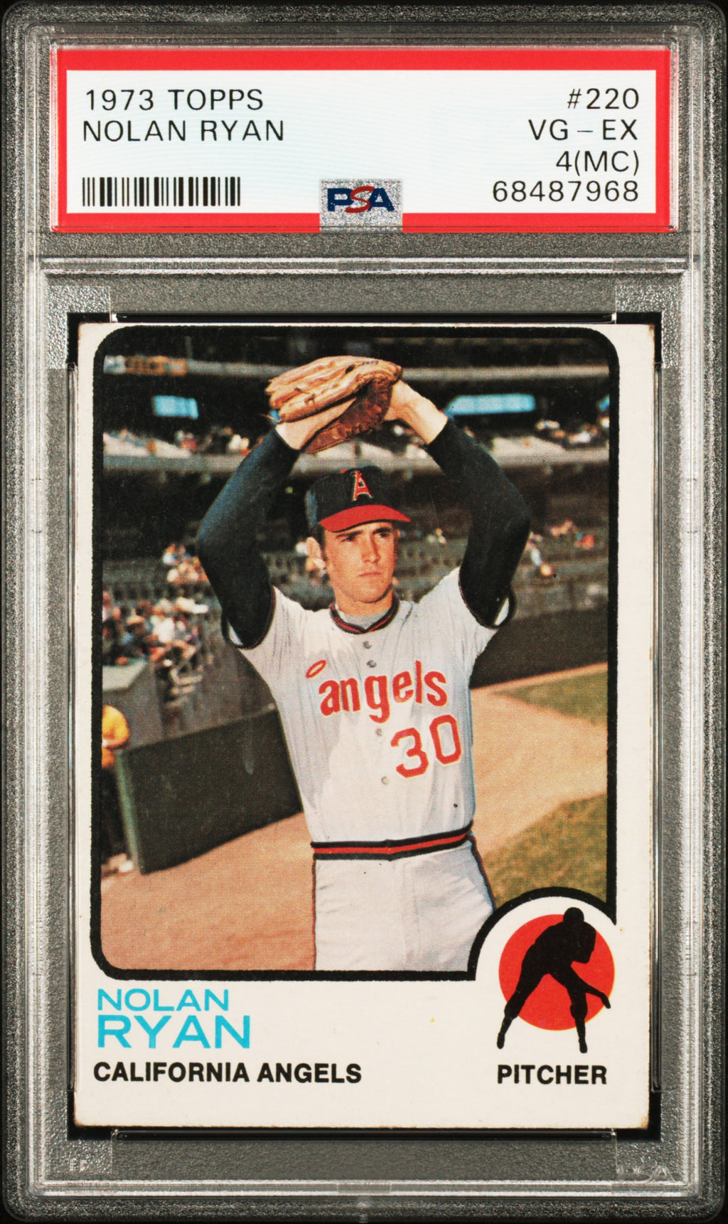 1973 Topps #220 Nolan Ryan PSA 4