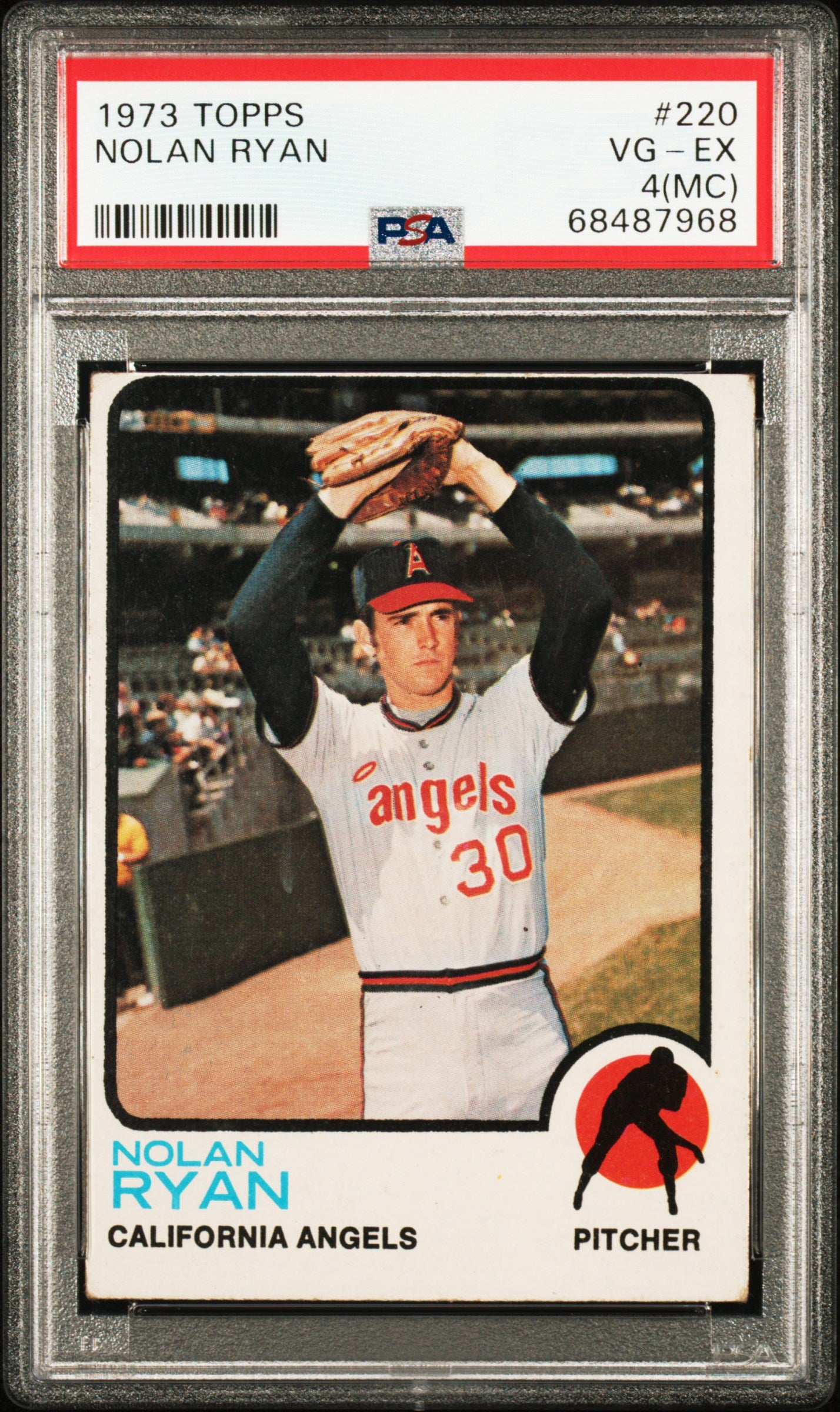 1973 Topps #220 Nolan Ryan PSA 4