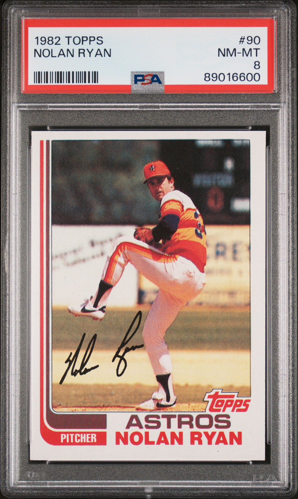1982 Topps #90 Nolan Ryan PSA 8