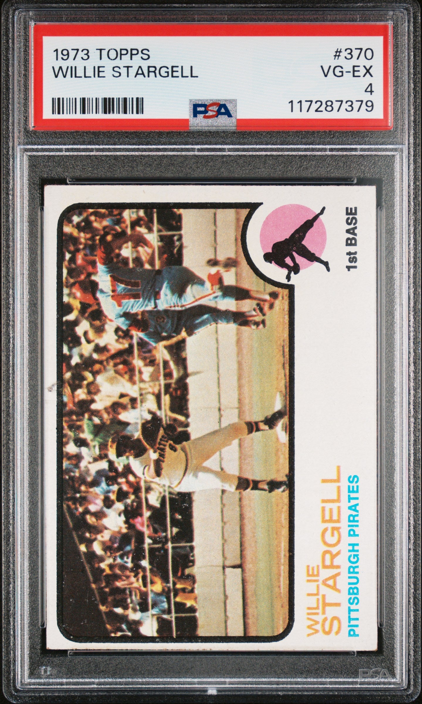 1973 Topps #370 Willie Stargell PSA 4