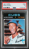 1971 Topps #525 Ernie Banks PSA 3