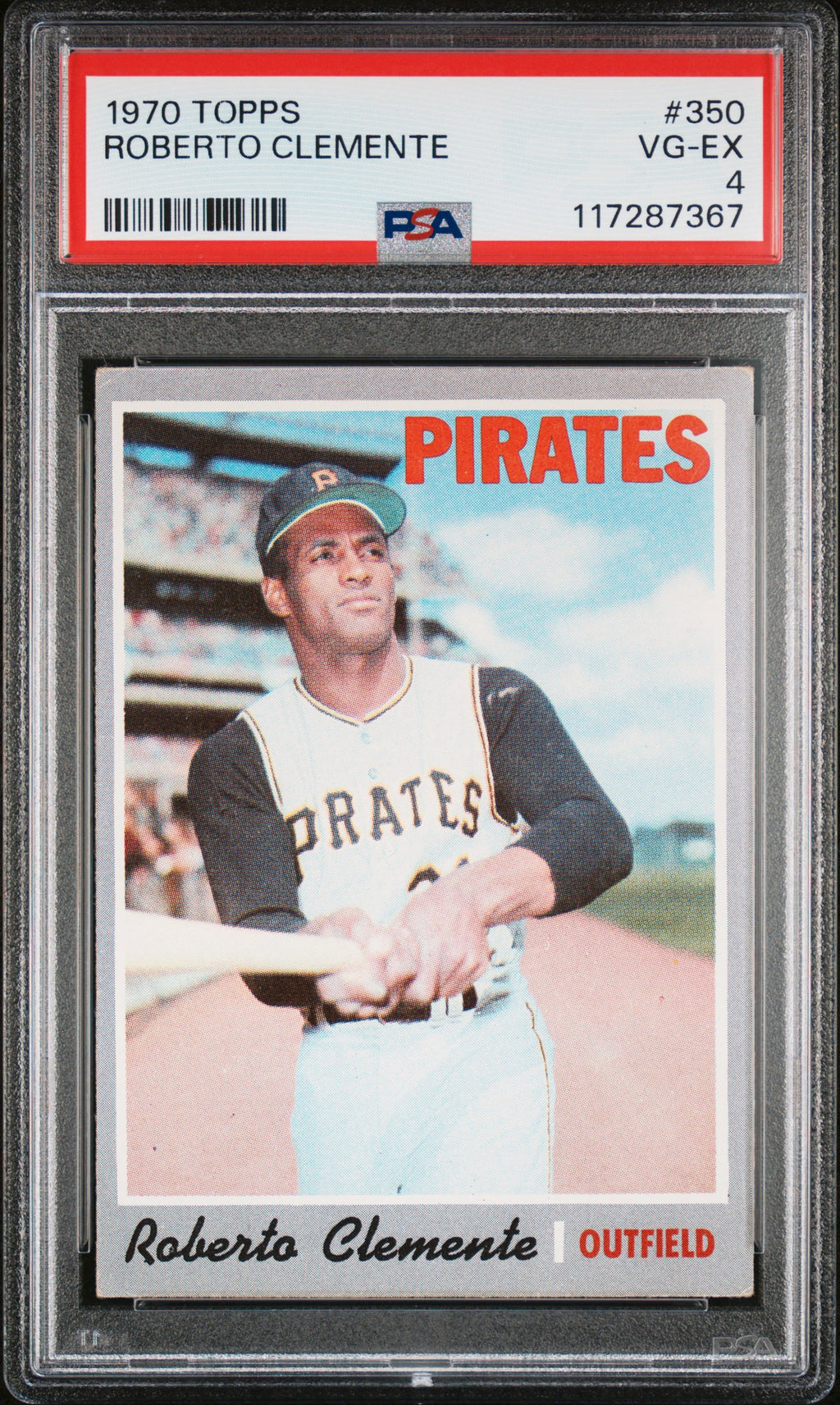 1970 Topps #350 Roberto Clemente PSA 4