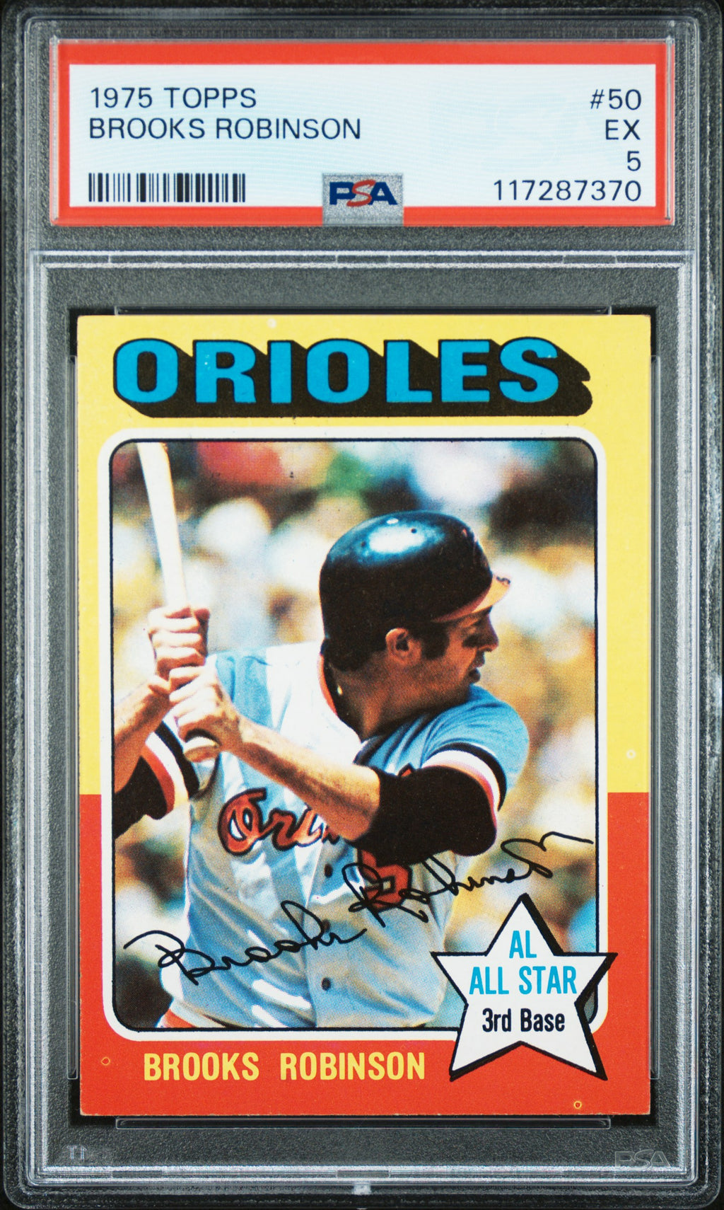 1975 Topps #50 Brooks Robinson PSA 5