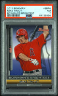 2011 Bowman Bowman'S Brightest #BBR6 Mike Trout Bowman'S Brightest PSA 7
