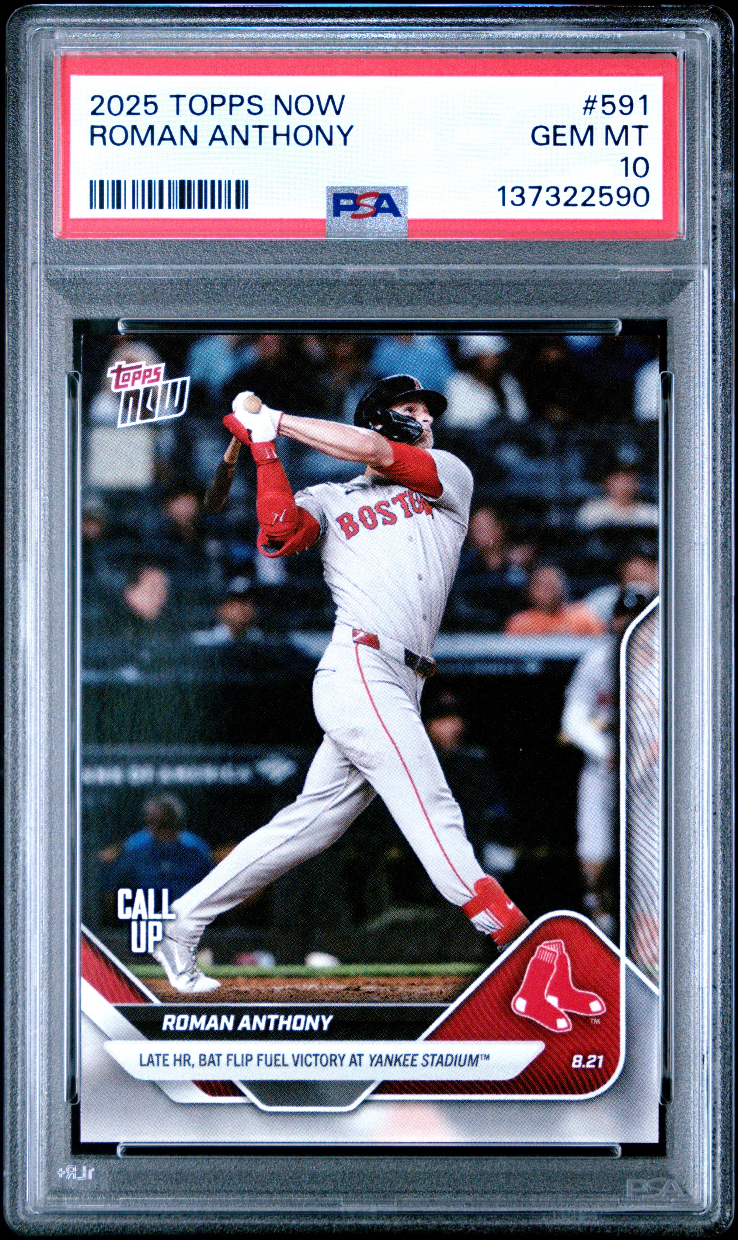 2025 Topps Now #591 Roman Anthony PSA 10