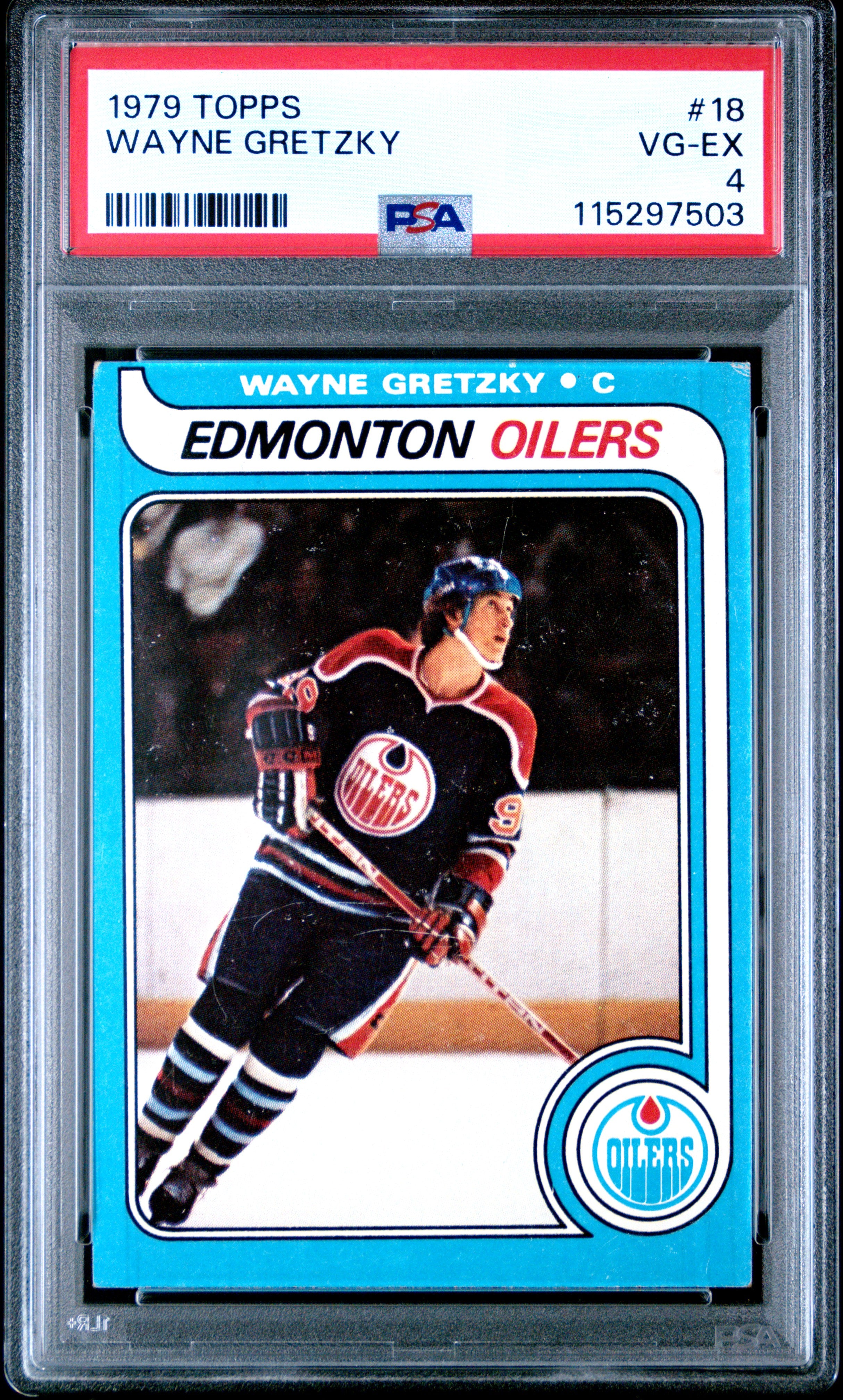 1979 Topps #18 Wayne Gretzky PSA 4