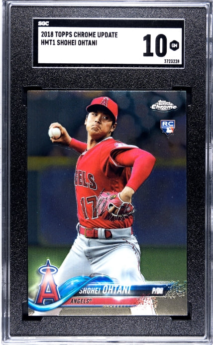 2018 Topps Chrome Update #HMT1 Shohei Ohtani SGC 10
