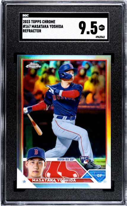 2023 Topps Chrome #167 Masataka Yoshida Refractor SGC 9.5