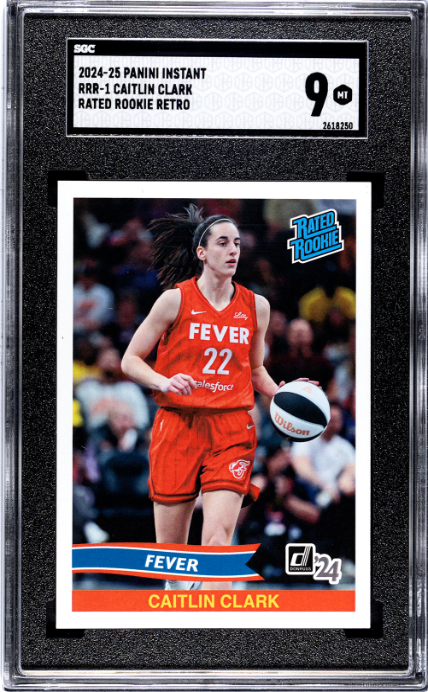 2024-25 Panini Instant Wnba #RRR-1 Caitlin Clark Rated Rookie Retro SGC 9