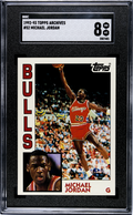 1992-93 Topps Archives #52 Michael Jordan SGC 8