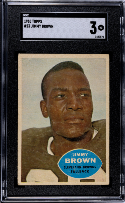 1960 Topps #23 Jimmy Brown SGC 3