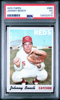 1970 Topps #660 Johnny Bench PSA 3