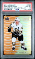 2023 Upper Deck Allure Brad Marchand Color Flow-Orange-Yellow PSA 10