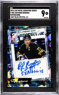 2024 Leaf Metal #S-RB1 Raymond Bourque Superscribe Light Blue Crystal 1/1 SGC 9