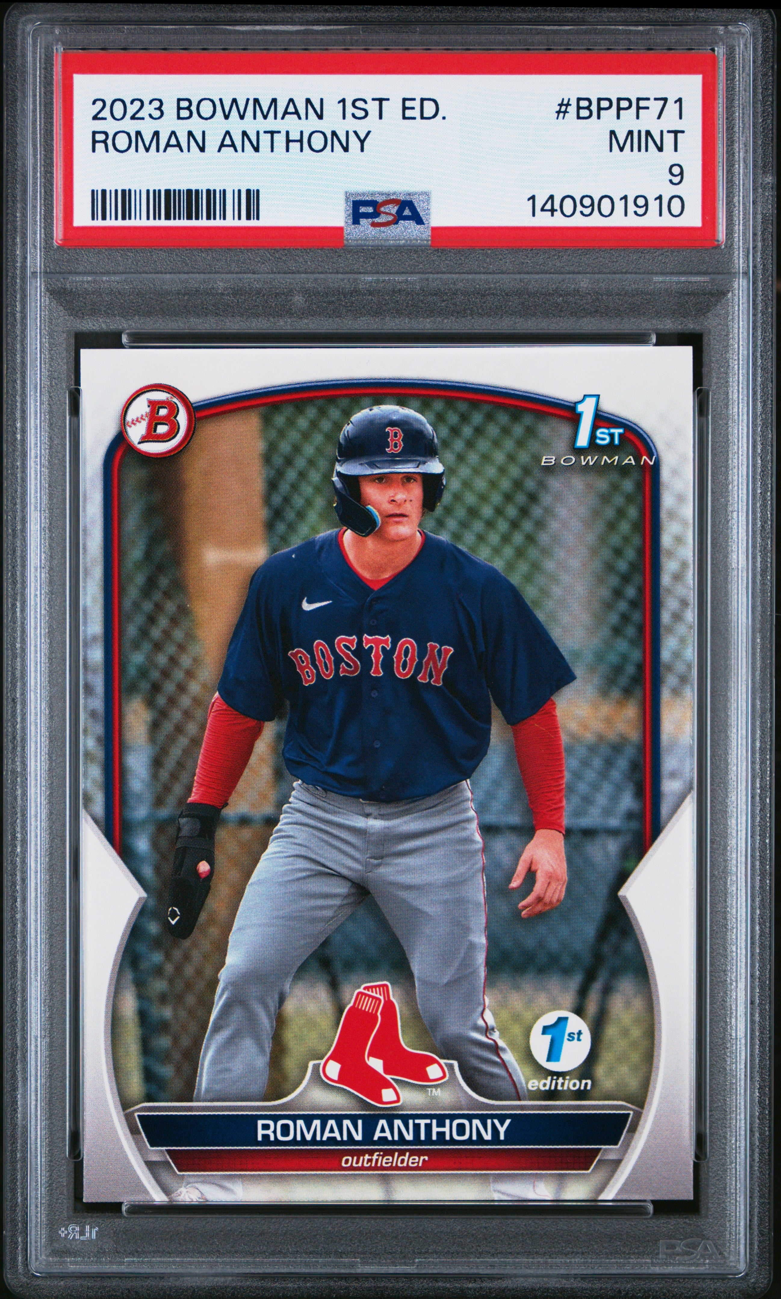 2023 Bowman 1st Edition #BPPF71 Roman Anthony PSA 9