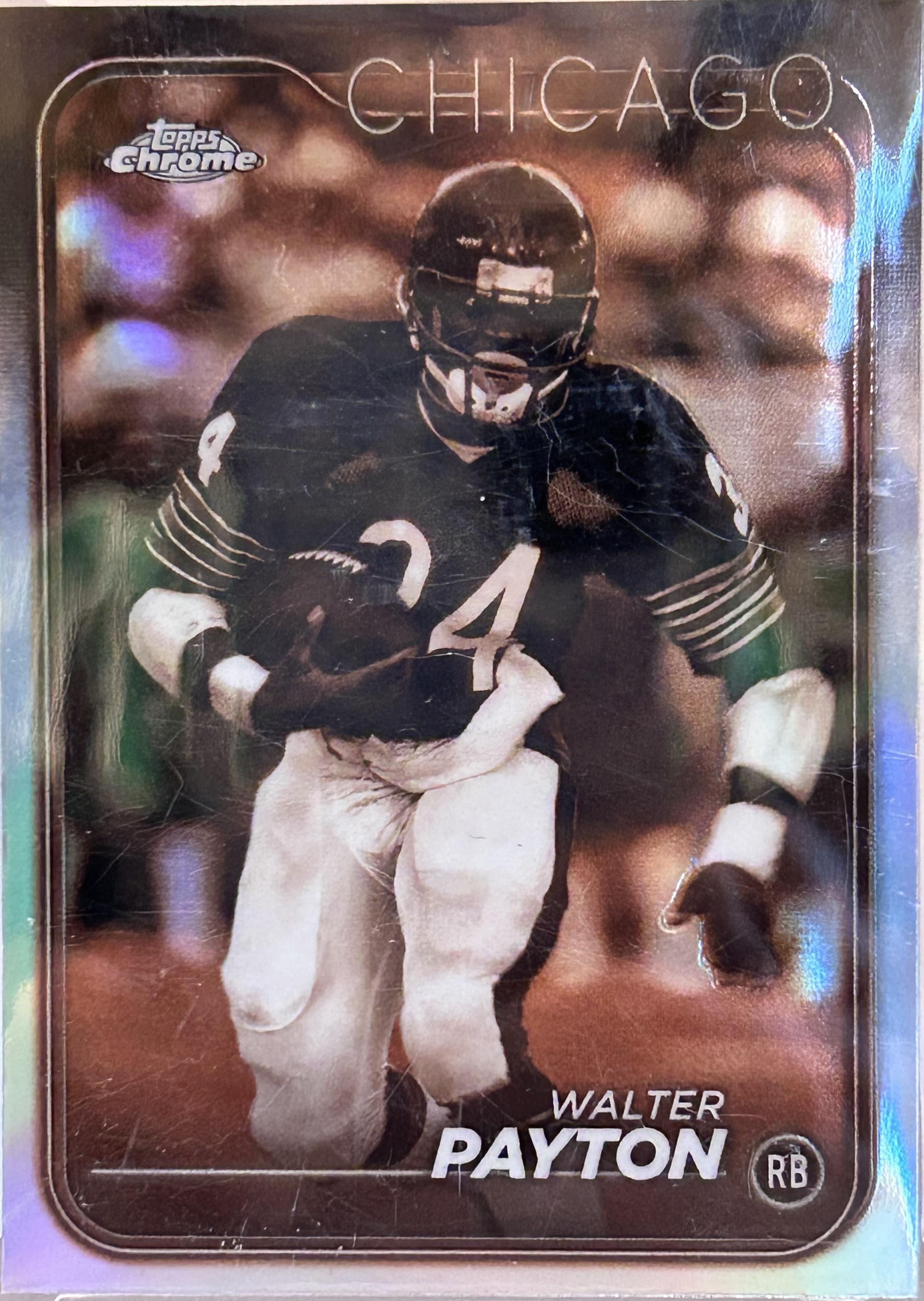 2024 Topps Chrome #23 Walter Payton Sepia Refractor