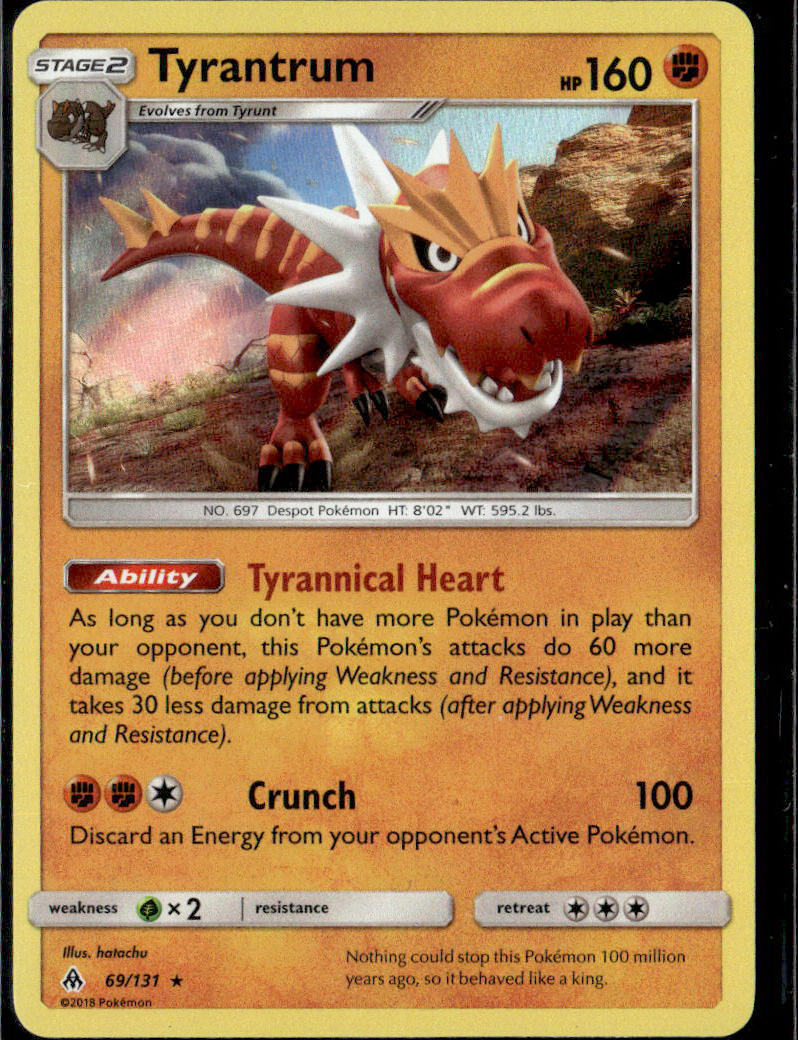 SM - Forbidden Light #69/131 Tyrantrum