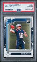 2024 Panini Donruss Optic #229 Drake Maye PSA 8