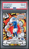 2025 Panini Donruss Bomb Squad #BS-JDT Jaxson Dart PSA 10