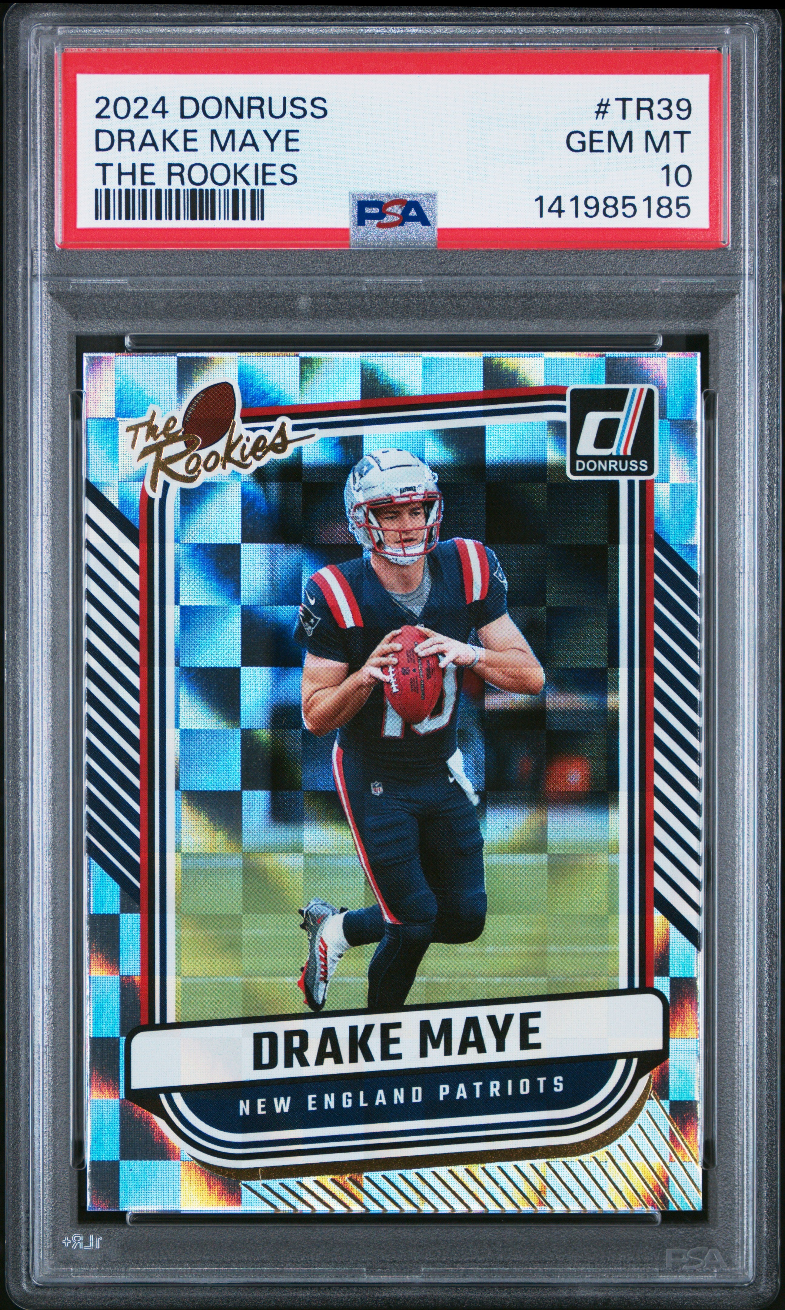 2024 Panini Donruss The Rookies #TR39 Drake Maye PSA 10