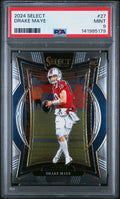 2024 Panini Select #27 Drake Maye PSA 9