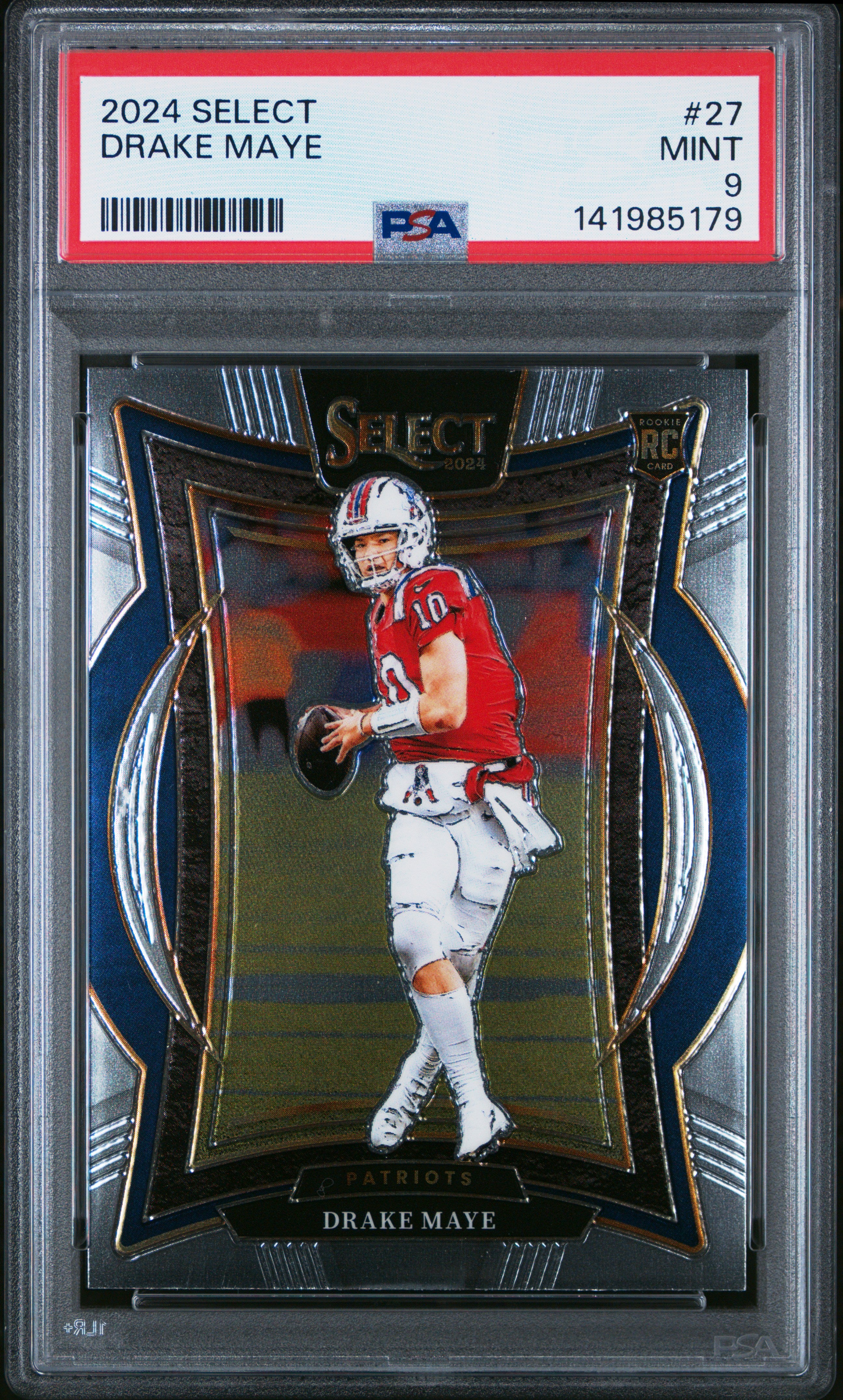 2024 Panini Select #27 Drake Maye PSA 9