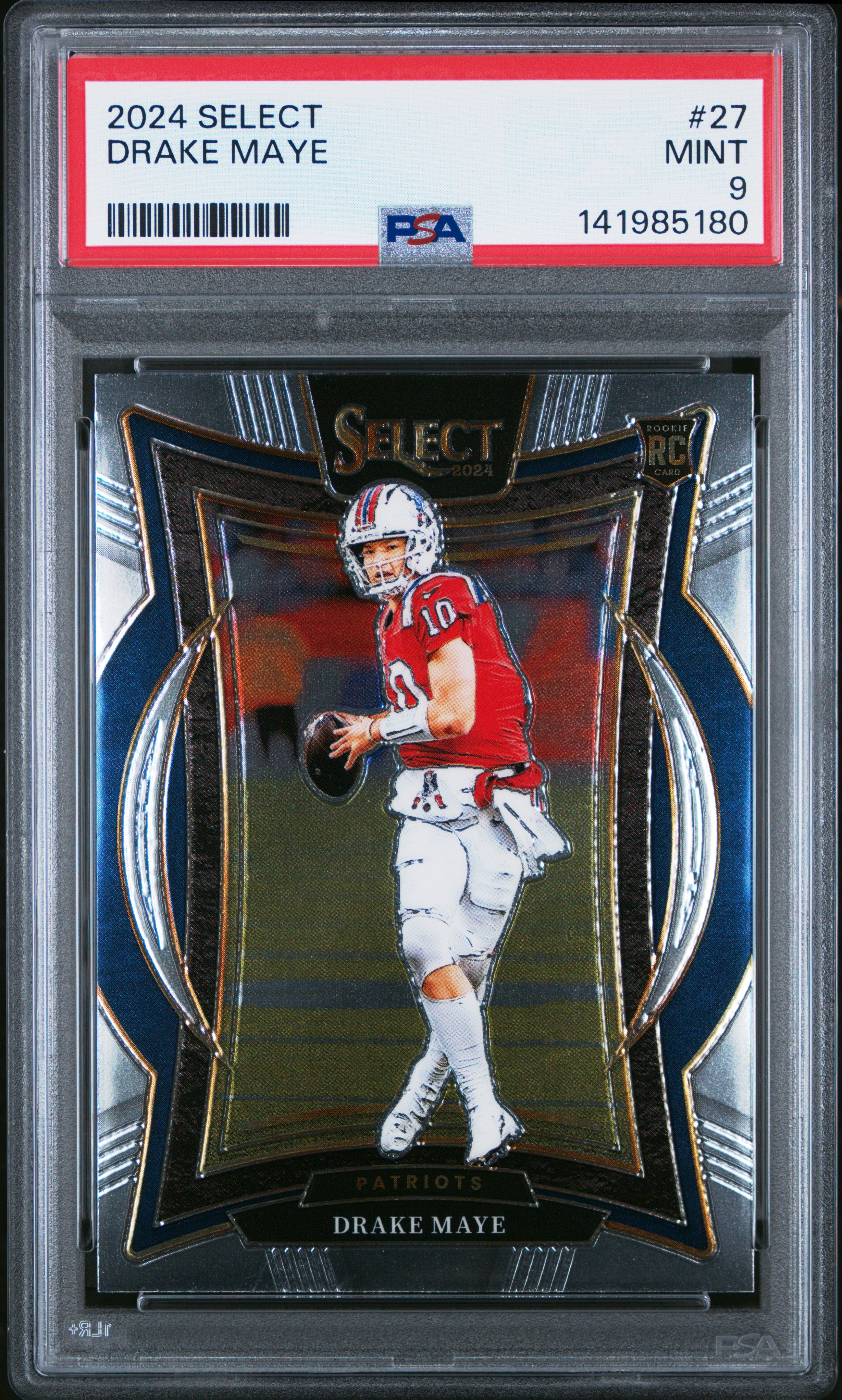 2024 Panini Select #27 Drake Maye PSA 9