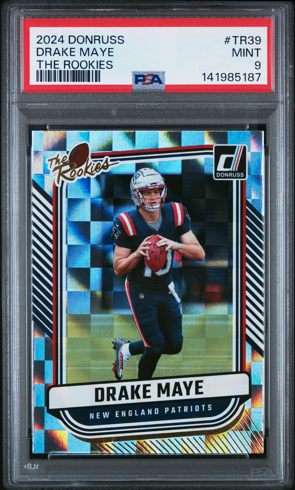 2024 Panini Donruss The Rookies #TR39 Drake Maye PSA 9